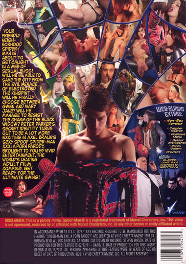 Spider-Man XXX: A Porn Parody (2011) free large back cover