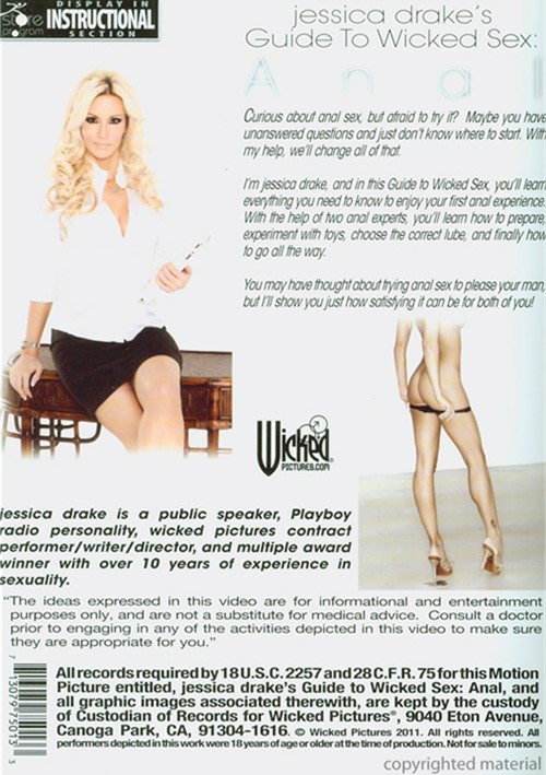 Jessica Drake's Guide To Wicked Sex: Anal (2011) free large back cover