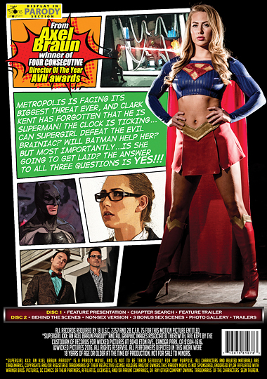 Supergirl XXX: An Axel Braun Parody (2016) free large back cover