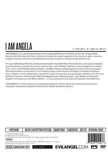 I Am Angela (2018) free large back cover