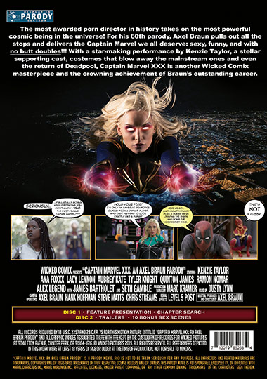 Captain Marvel XXX: An Axel Braun Parody (2019) free large back cover